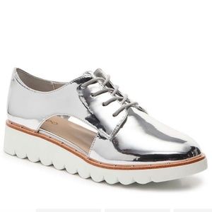 ALDO | Metallic Oxford Wedge Shoes